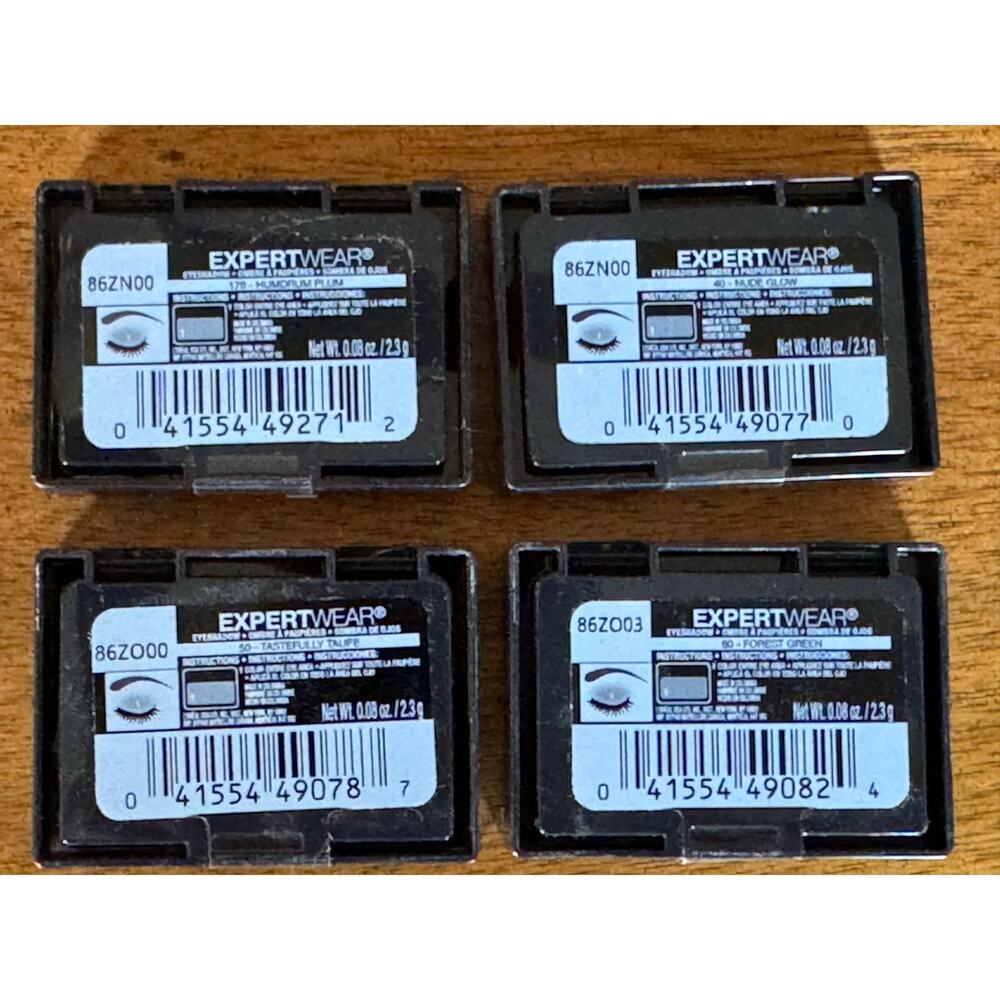 NEW Maybelline Expert Wear Eyeshadow Lot 80S 50S 40S 170S (Retail $19) - Picture 2 of 6